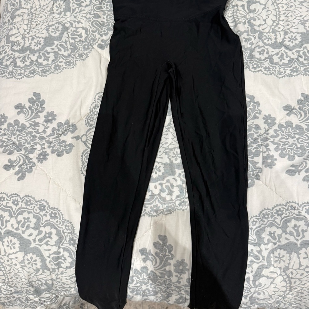 SPANX faux leather Black leggings